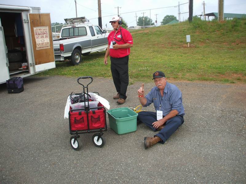 w. with red shirt and billy biscoe on ground check out two way radios at historic…
