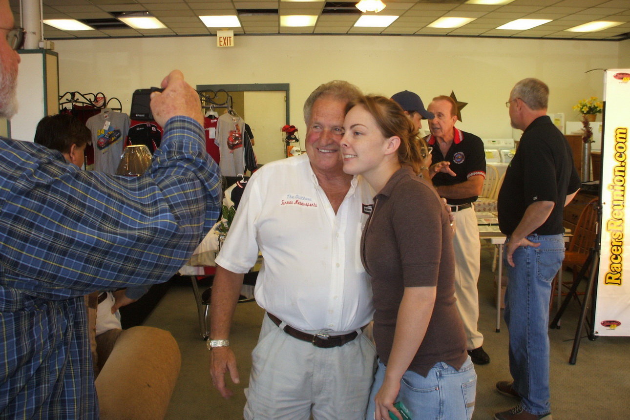 peanut turman with pretty girl at hometown rentals 2008
