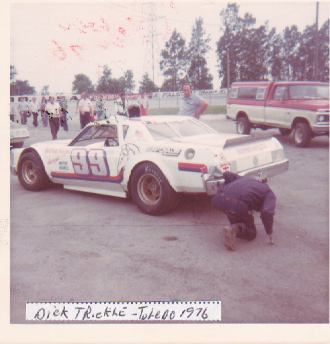 Dick Trickle at Toledo Speedway cica 1976