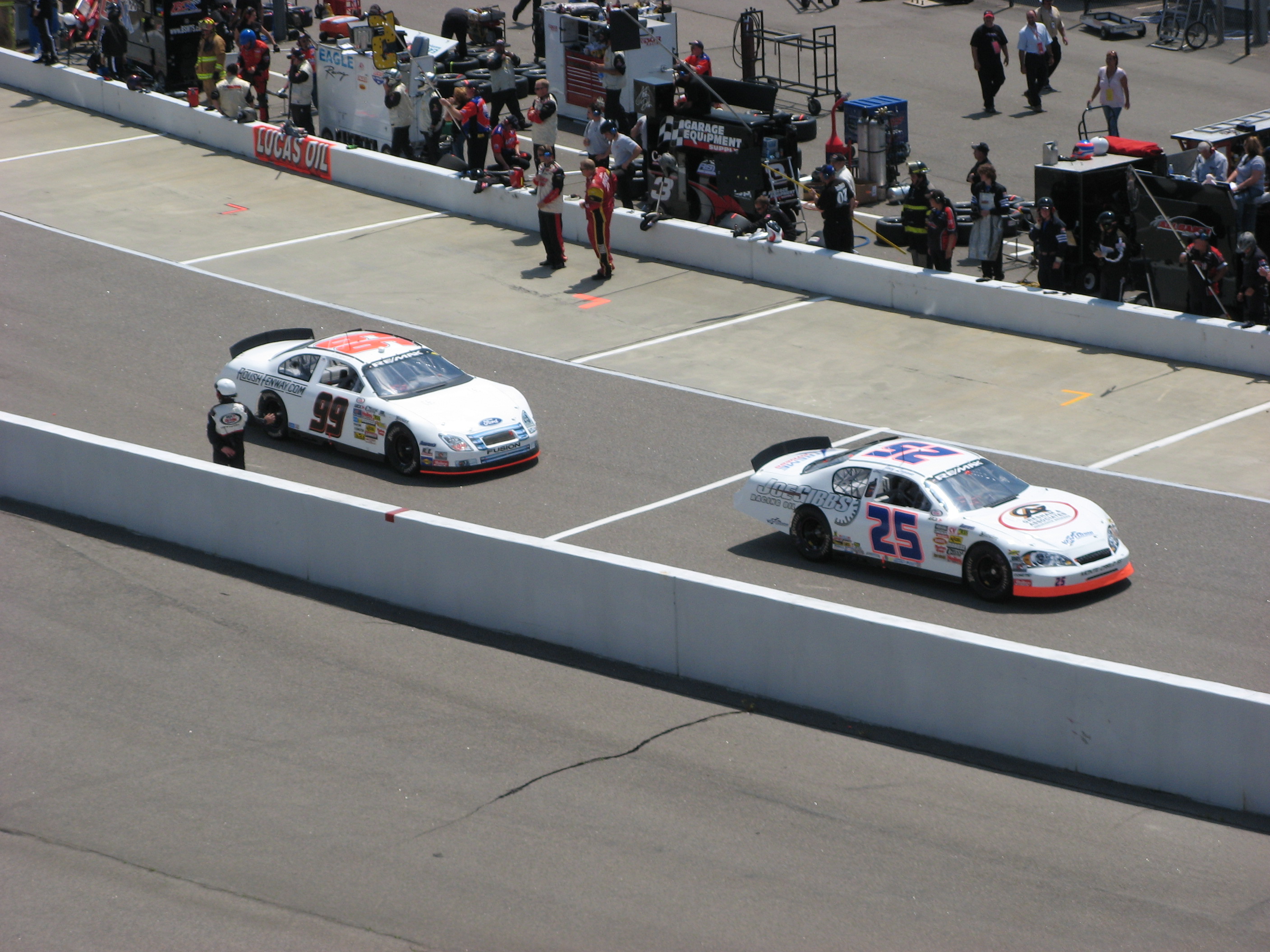 Logano and Stenhouse
