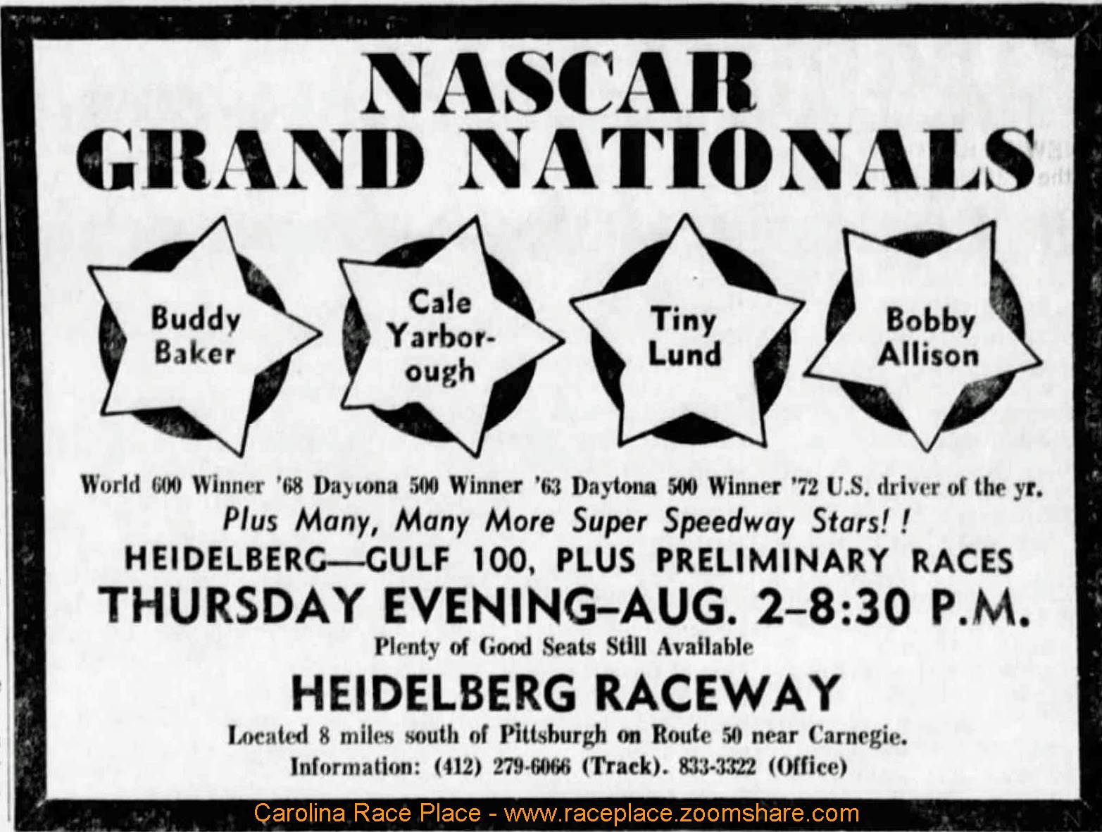 Grand National East Race – Aug 2nd,1973