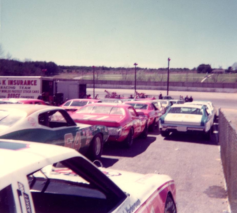Cale Yarborough 11 Elmo Langley 64 at Hickory April 1974