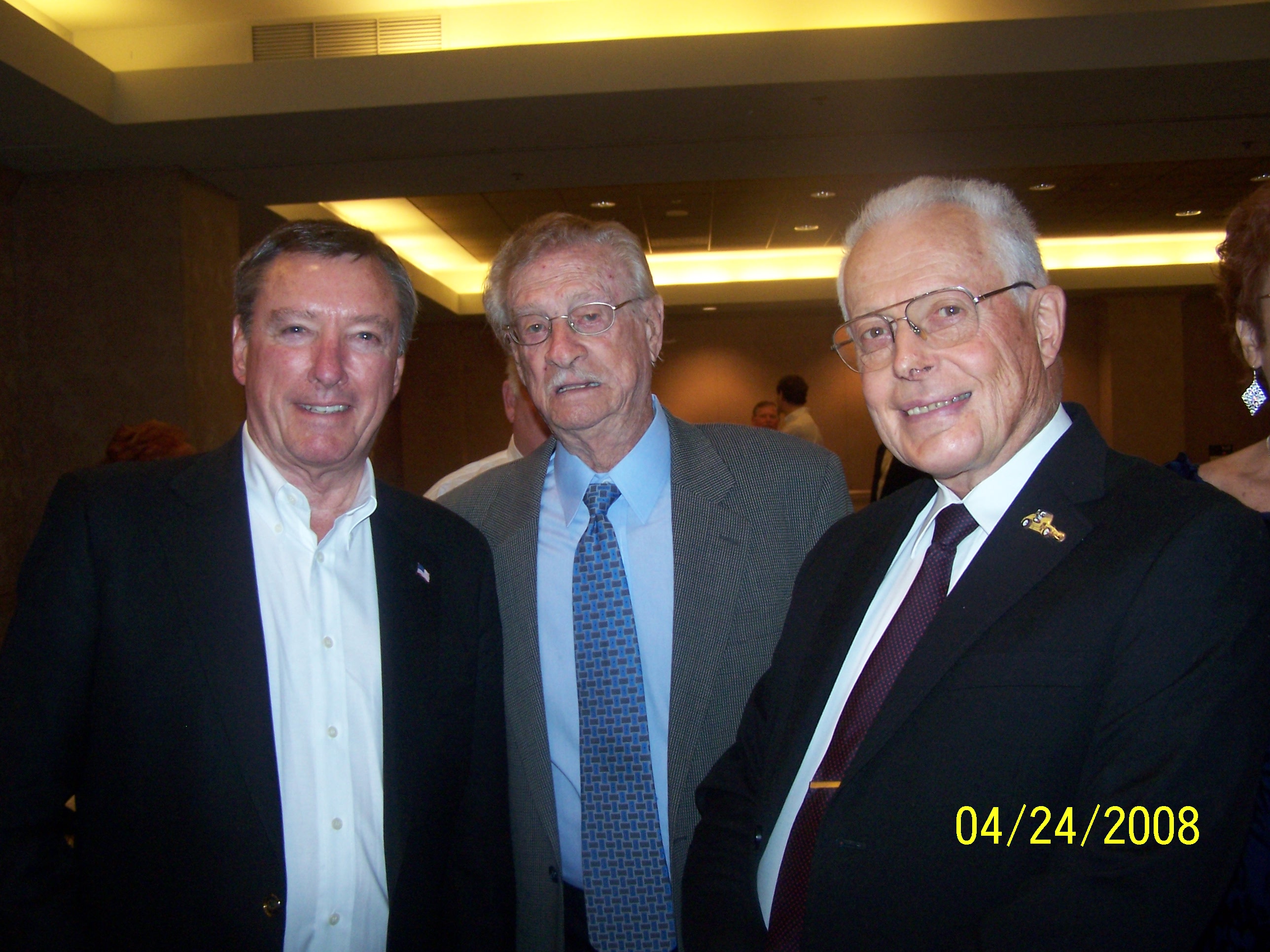 Johnny Rutherford, Ray Fox and Mel Kenyon