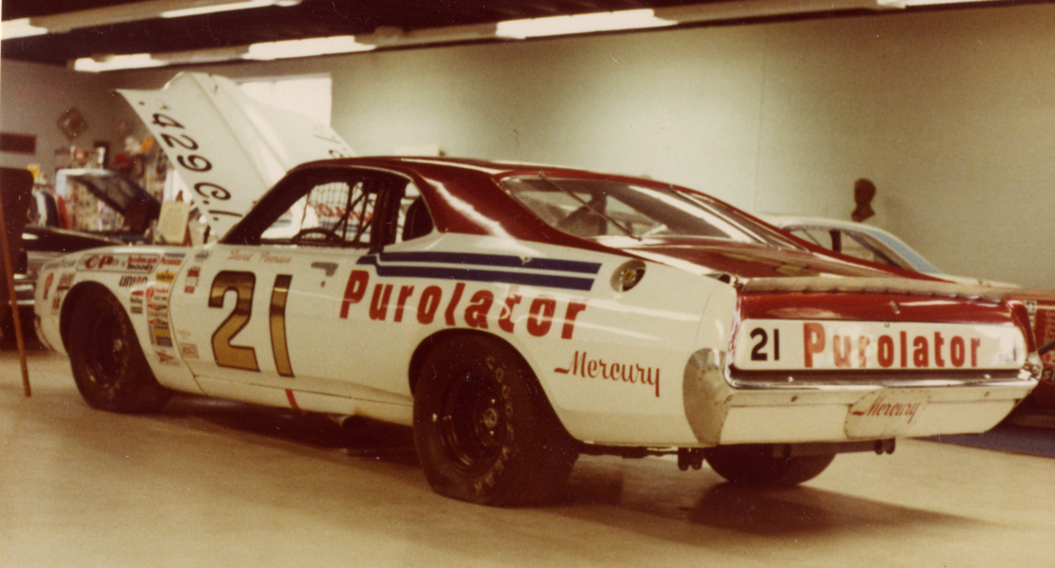 David Pearson Wood Brothers Mercury Weatherly Museum