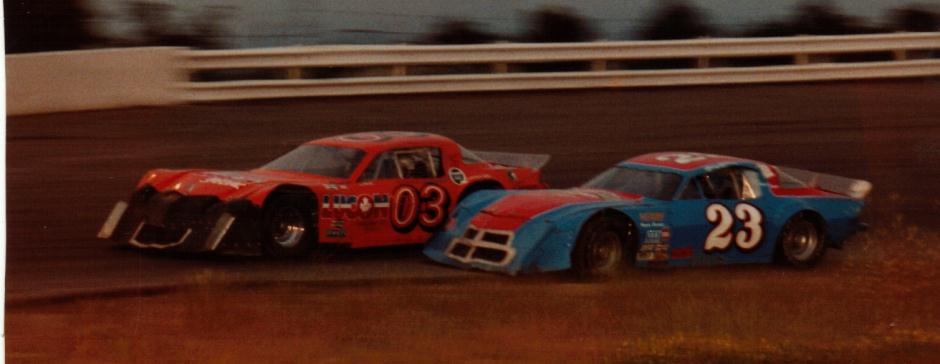 Jack Monaghan-Larry Lamay Checker Flag turn 4 1980’s