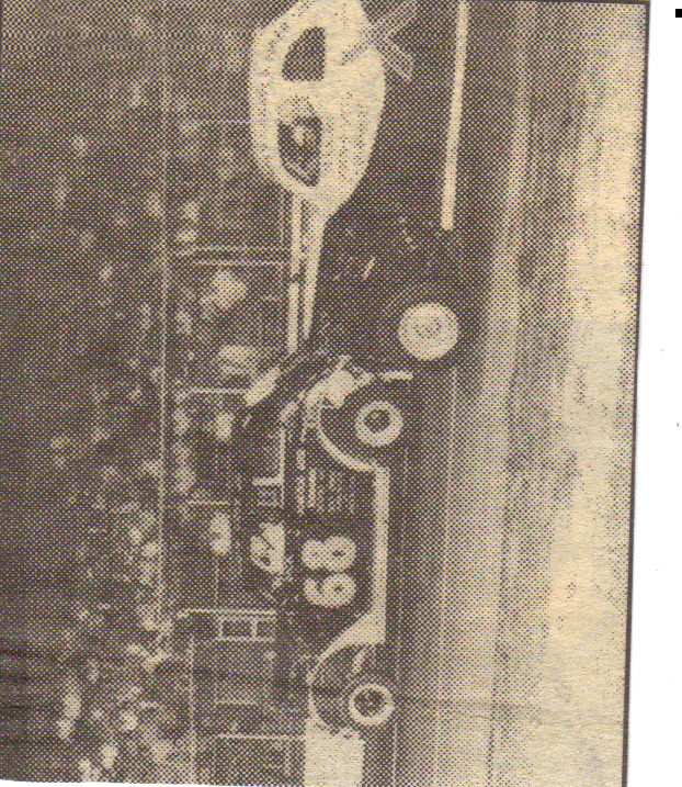 Dickie and Banjo at New Asheville Speedway 1963