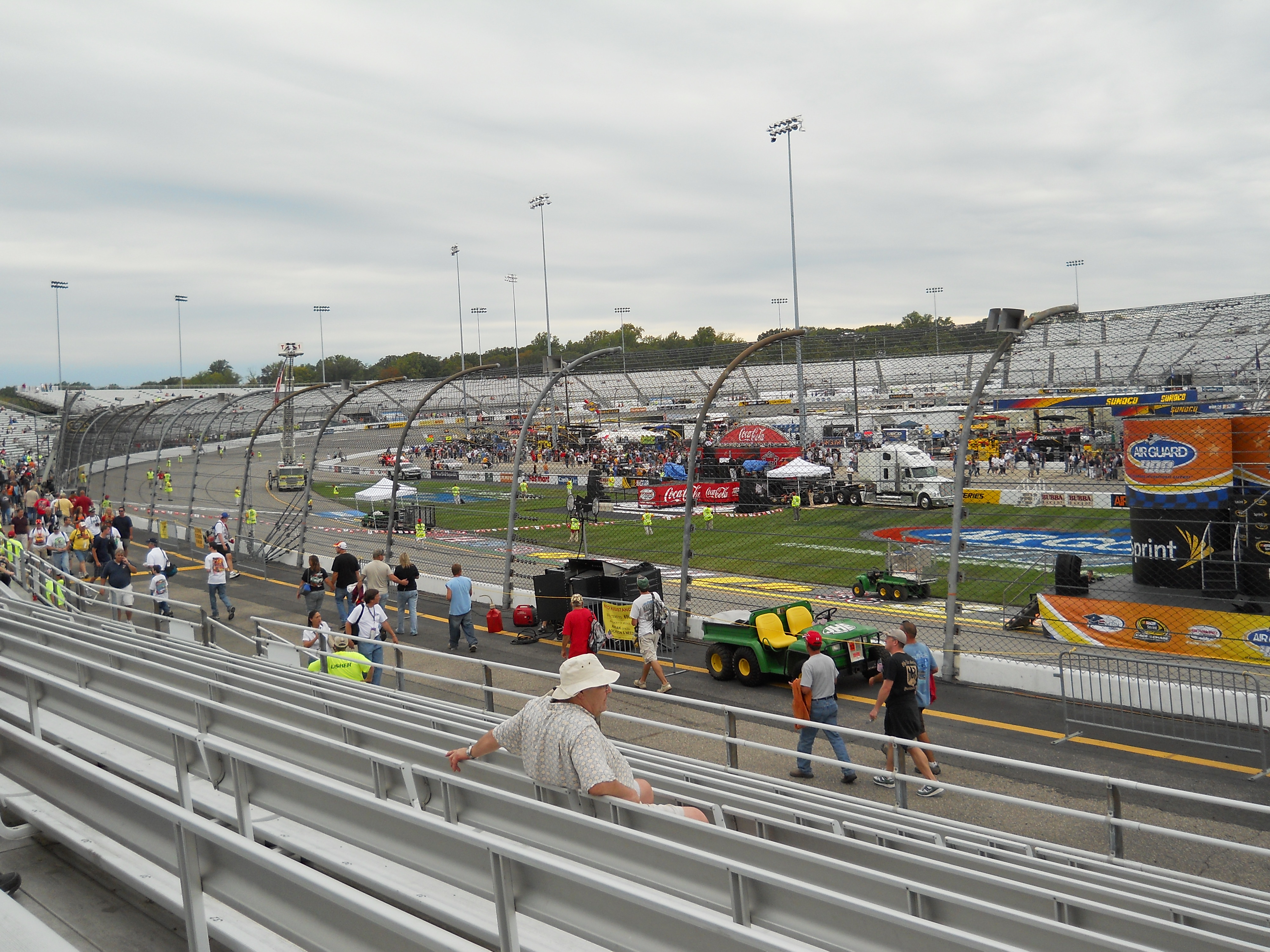 Richmond Raceway Stands filling up