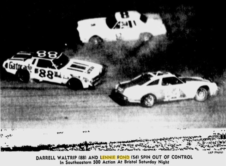 Darrell Waltrip and Lennie Pond