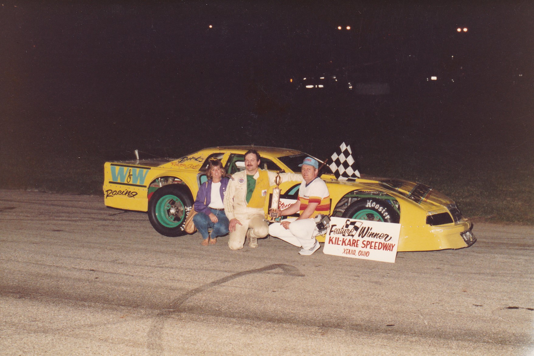 Feature Win (#158), Dayton 100 Lap, Kil-Kare Speedway, Jun 10, 1988