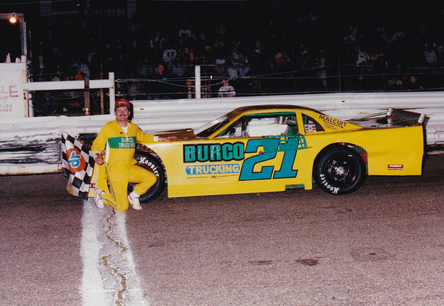 Feature Win (#225), Midvale Speedway 50 Lap, Sep 6, 1992