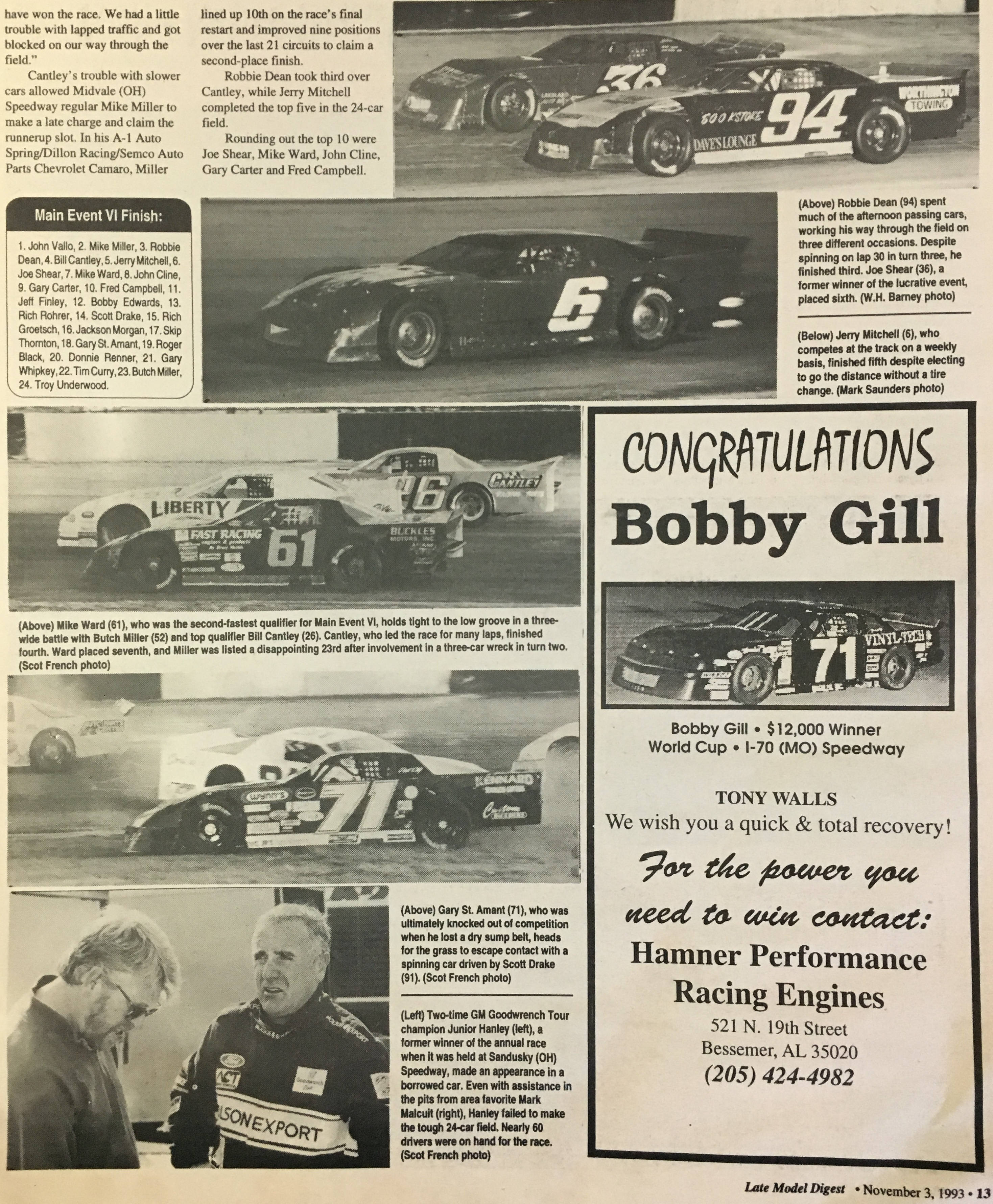 Late Model Digest -Page 13- Nov 3, 1993