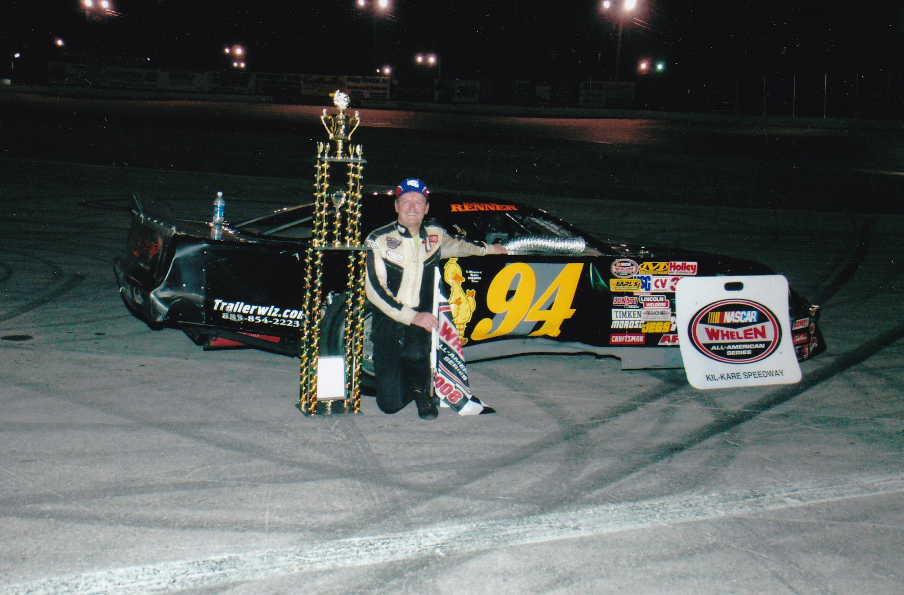 Feature Win (#305), Kil-Kare Speedway, Fri. Aug 1, 2008