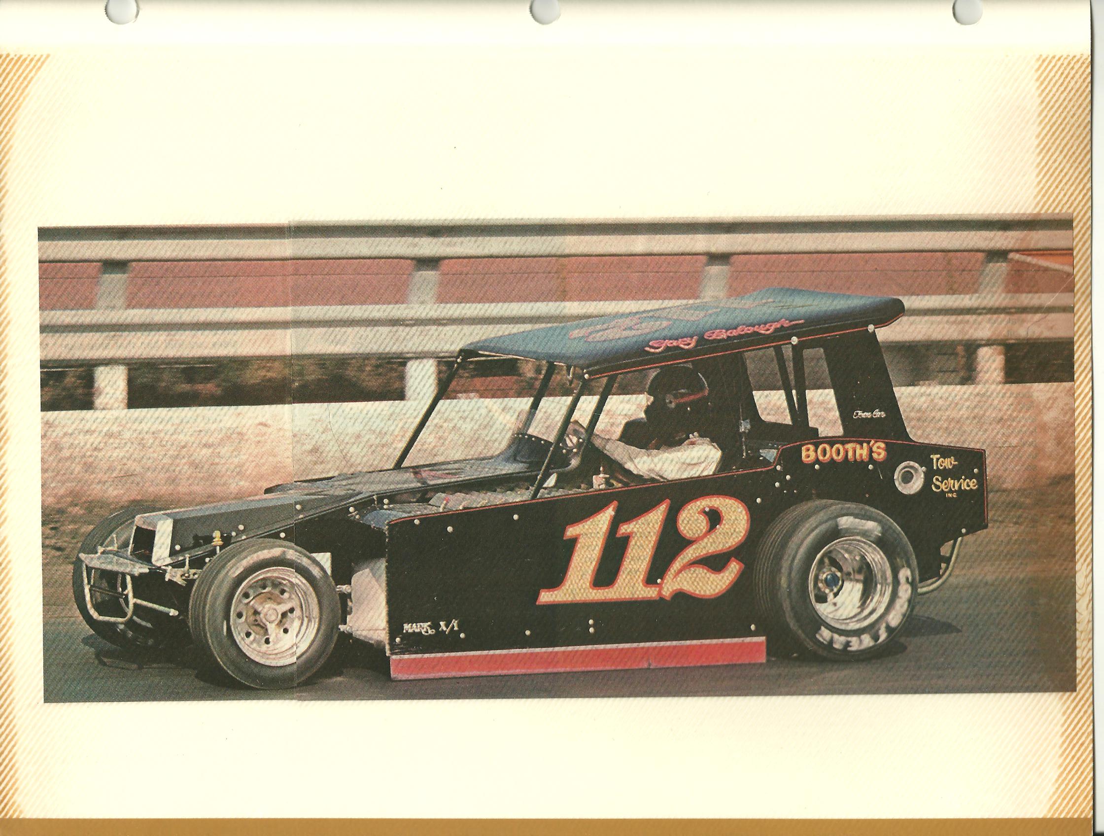 Gary Balough in the Kenny Weld car at Syracuse, NY.