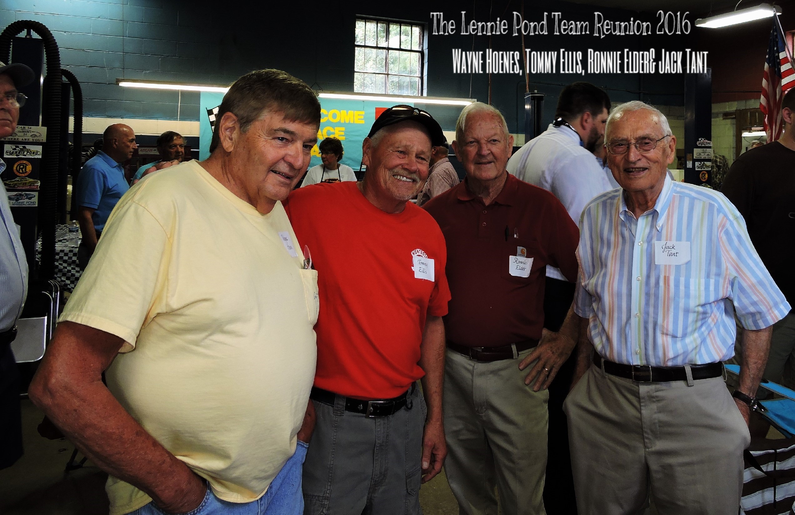 Wayne, Hoenes, Tommy Ellis, Ronnie Elder & Jack Tant