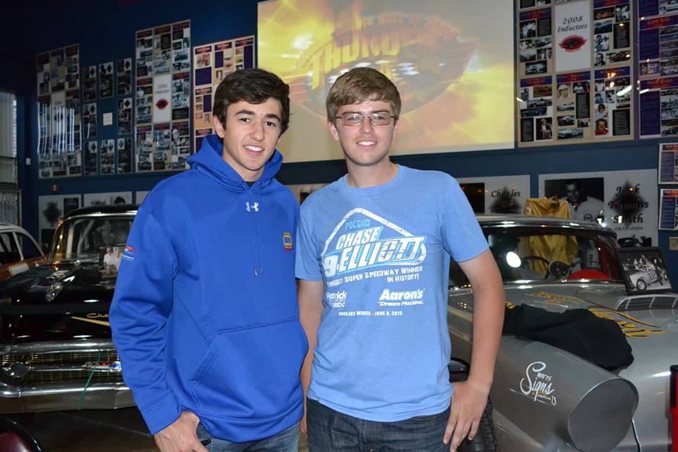 Chase Elliott and Cody Dinsmore