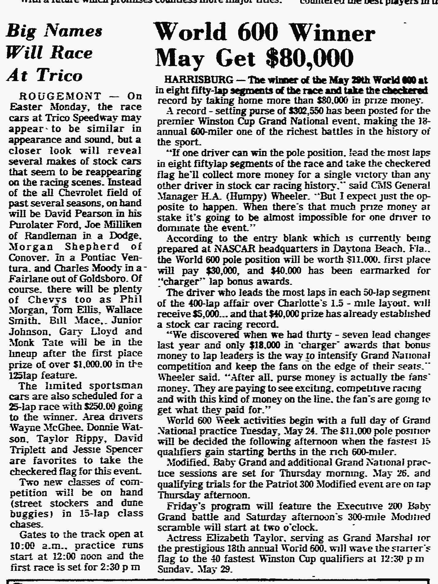 Burlington News, NC April 10, 1977
