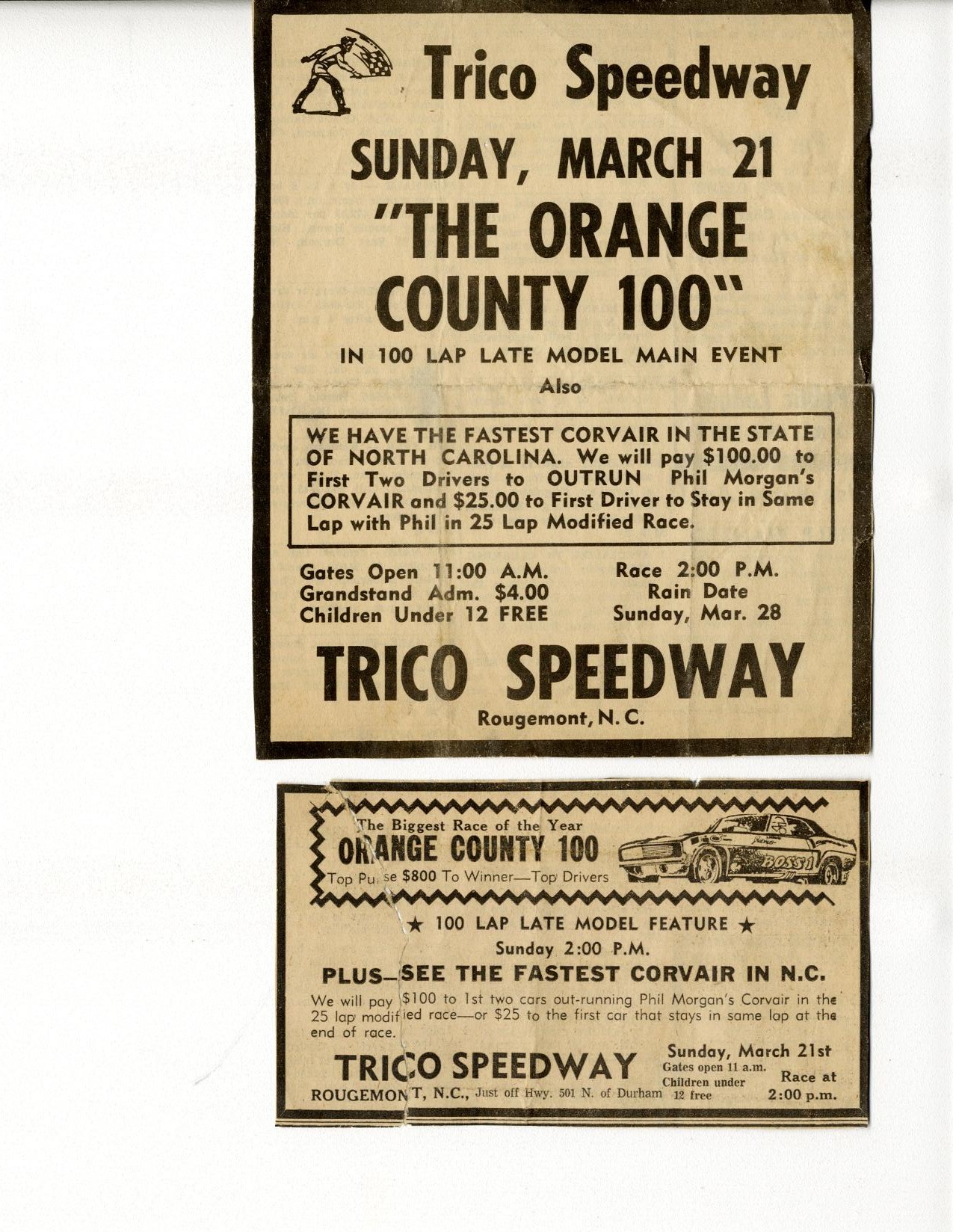 TRICO Speedway Bounty on Corvair
