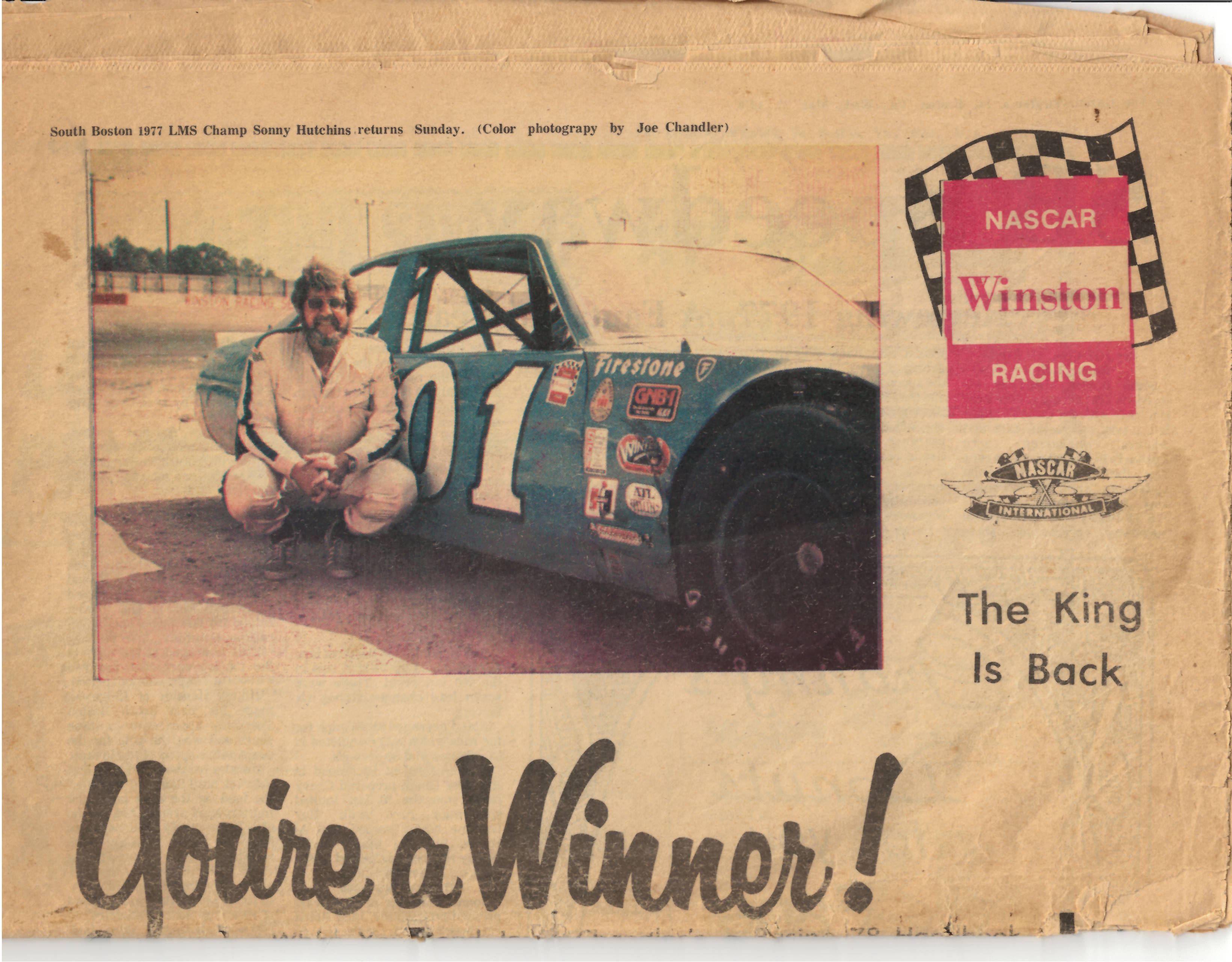 Sonny Hutchins 1977 LMS Champ South Boston