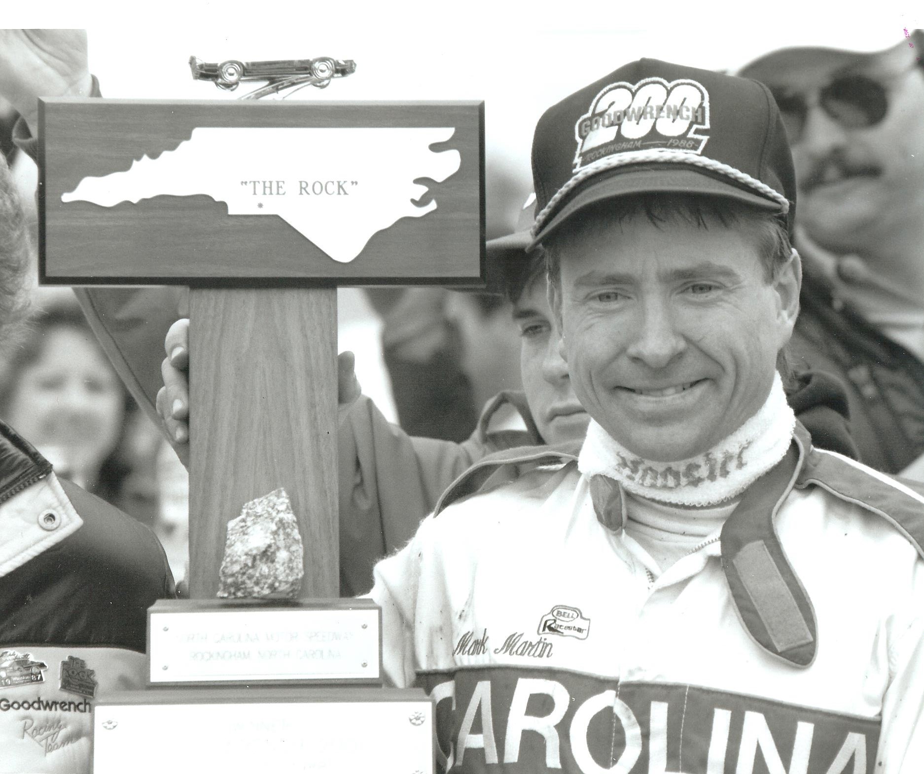 The Rock-Victory Lane-Mark Martin