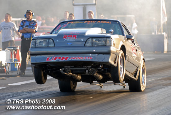 Bill “Perky” Perkins ’87 Mustang GT RAM Drag Radial Car