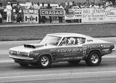 ED MILLER 68 Hemi Cuda at York 1969