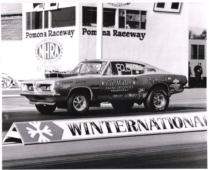 ED MILLER 68 Hemi Cuda at Pomona