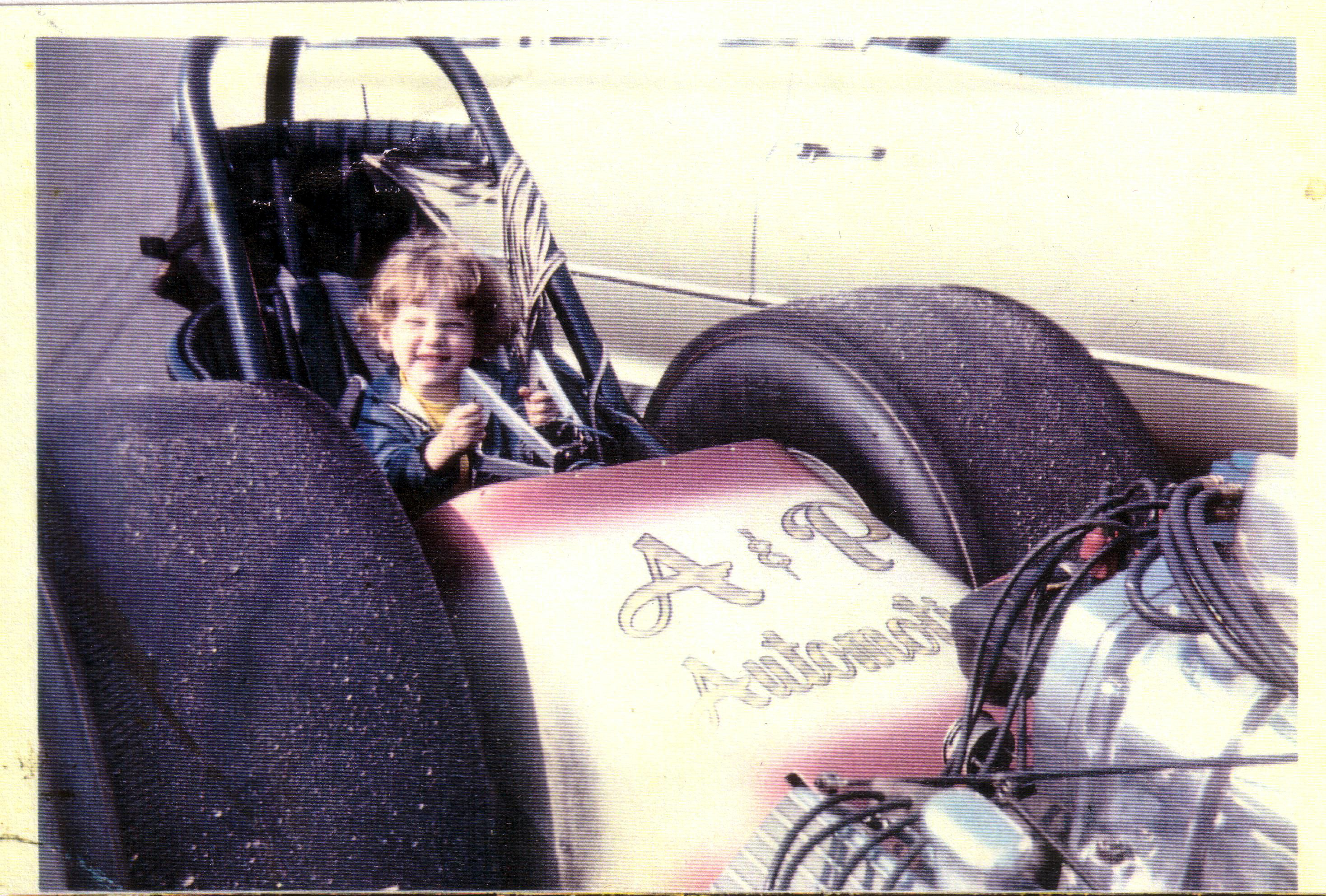 Tammy drives dragster