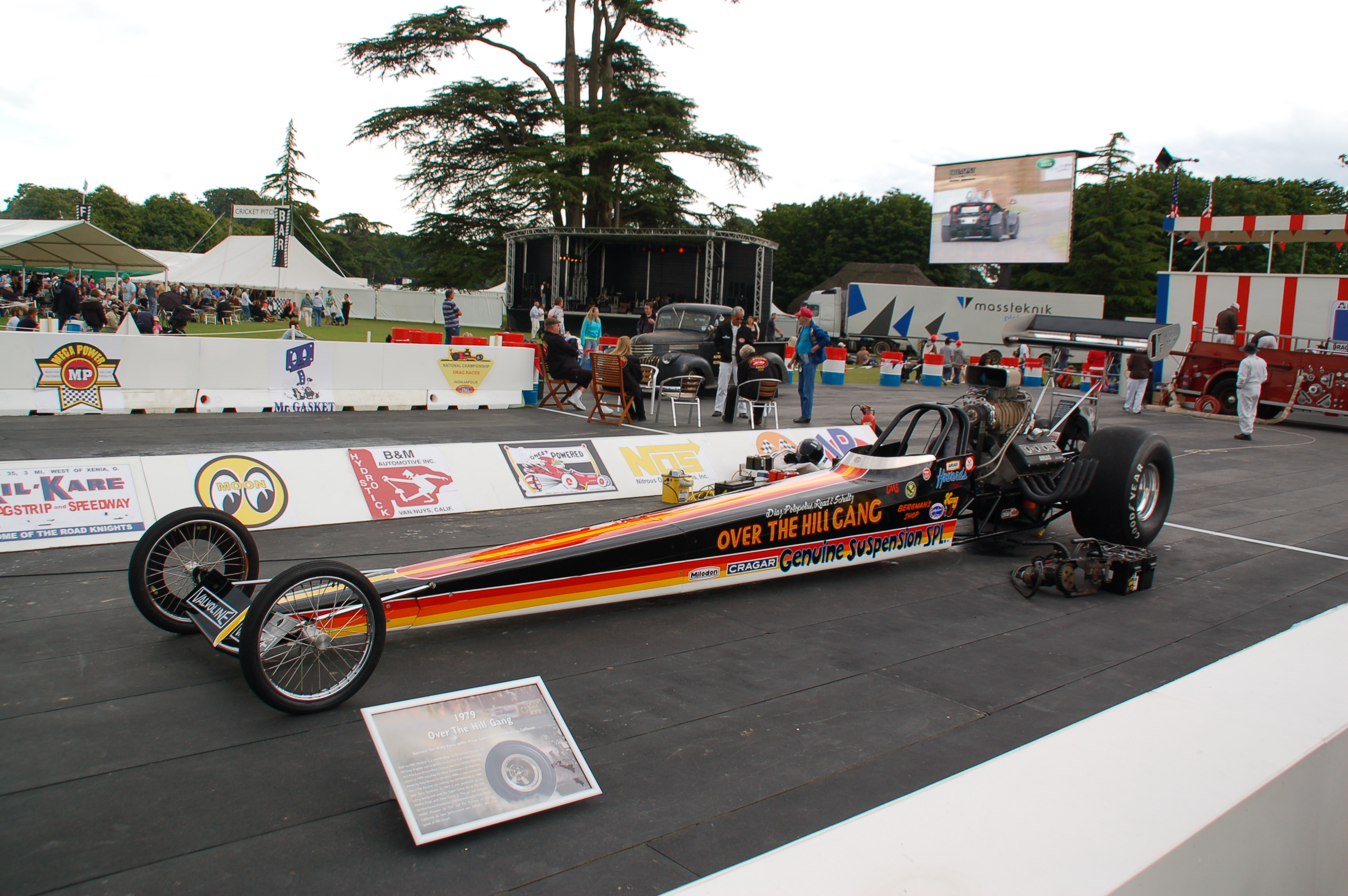 The Over the Hill Gang was the only RE dragster invited