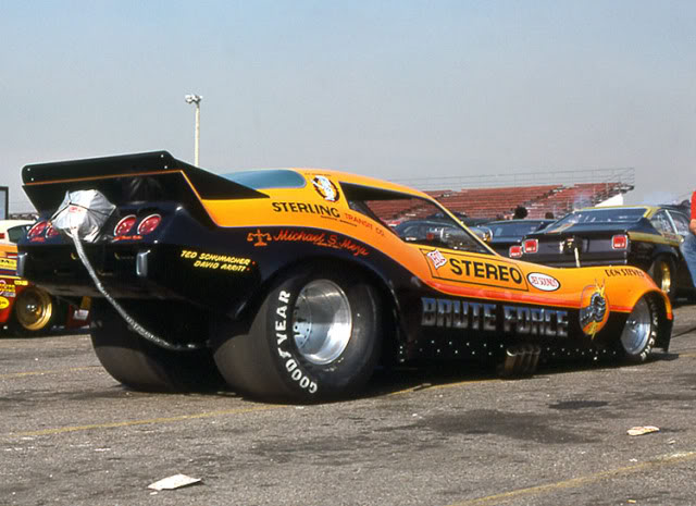 john force vette funny car