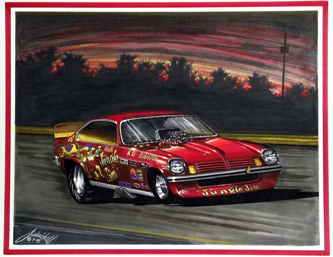 jungle jim vega funny car art