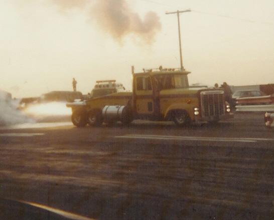 Jet truck at Bonneville Raceway