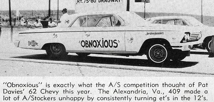 Obnoxious-Pat Davies 62 409 Impala