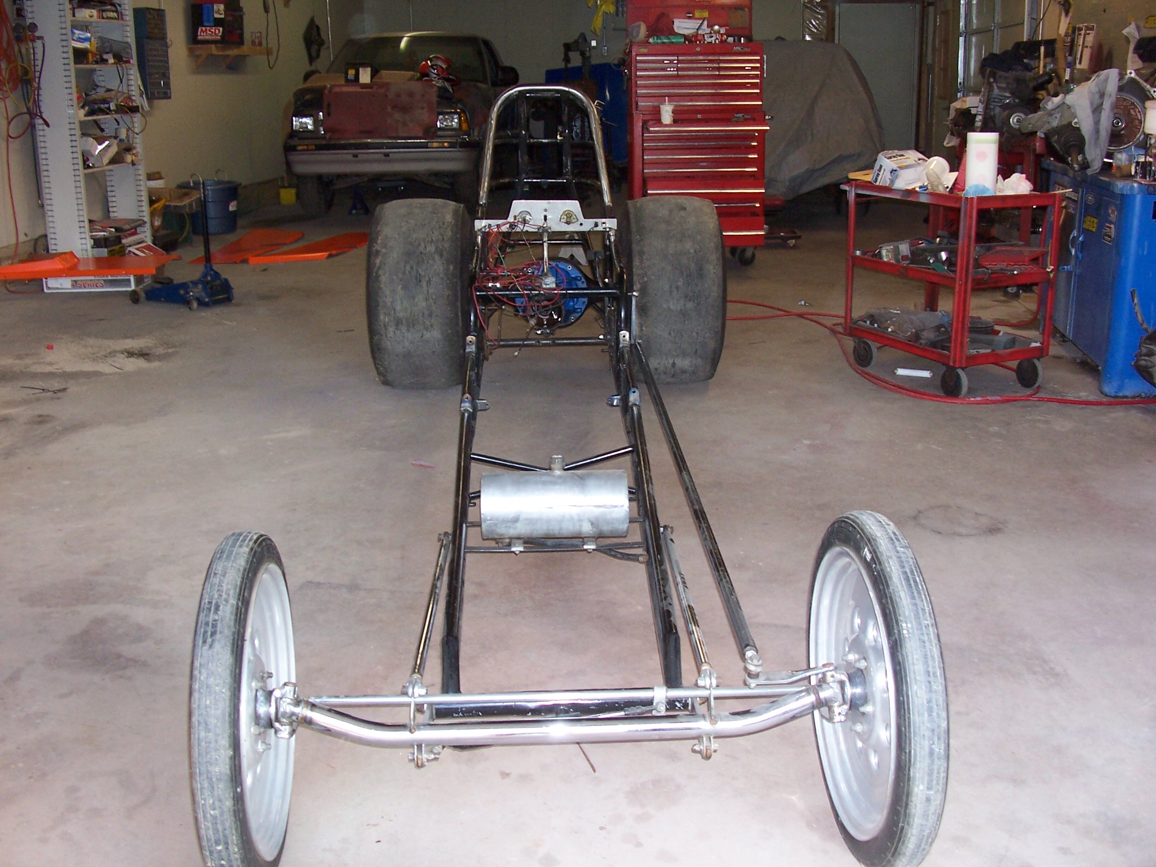front engine digger