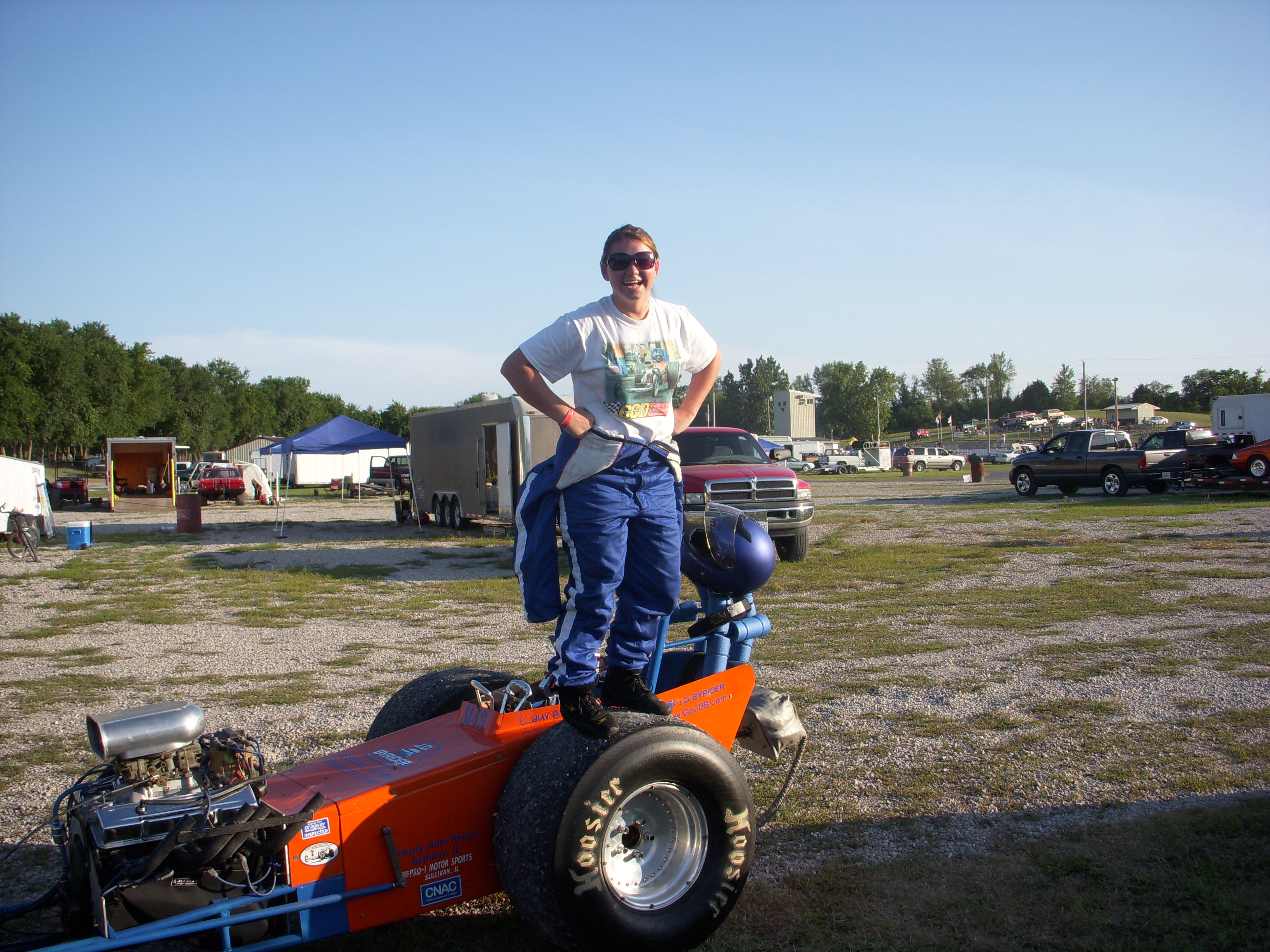front engine digger