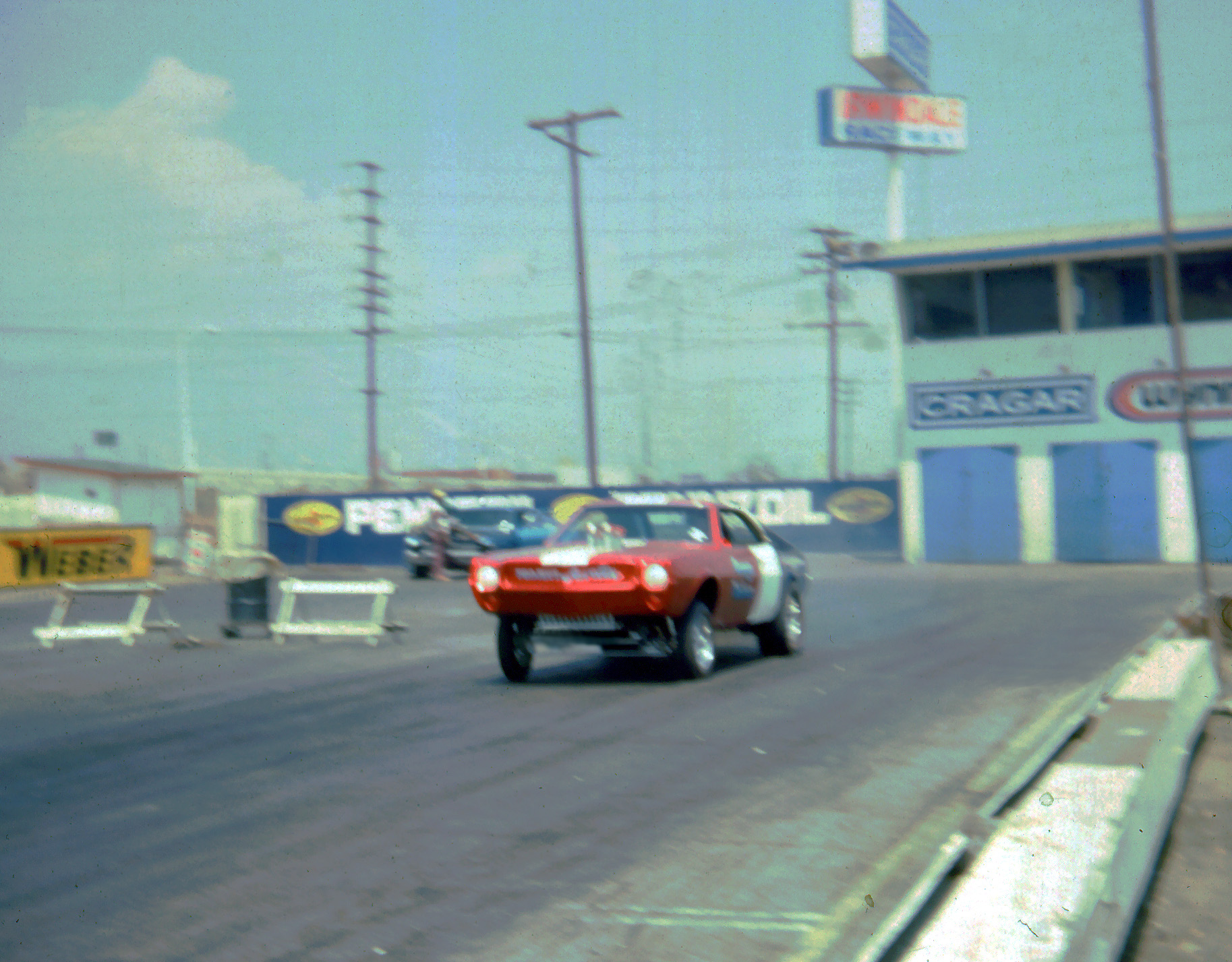 Javelin burn out Irwindale 1975