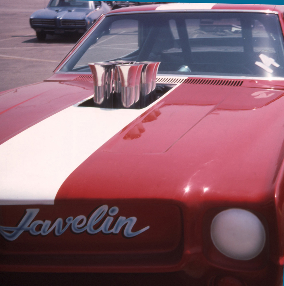 Closeup of Project Javelin at Irwindale 1974