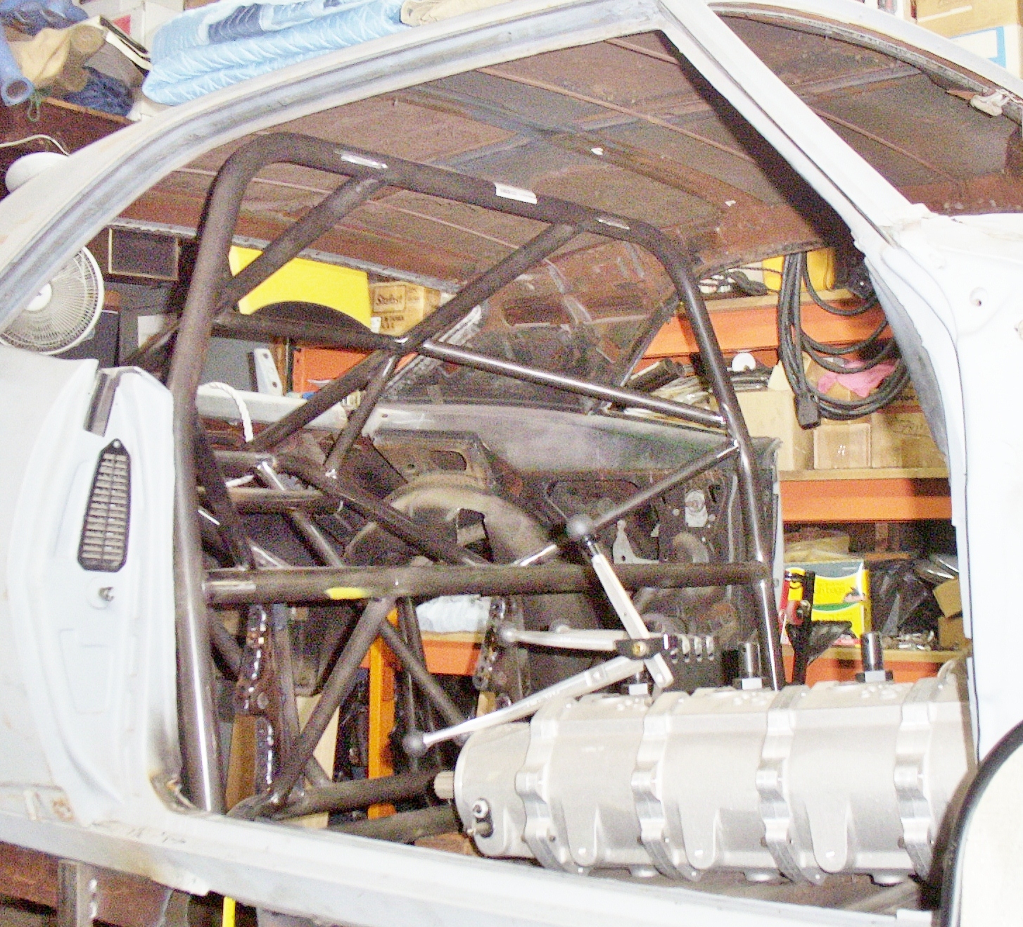 Back Half finally in Camaro(Lenco 5 speed in picture)–Presently doing a 14pt. ‘4130’…