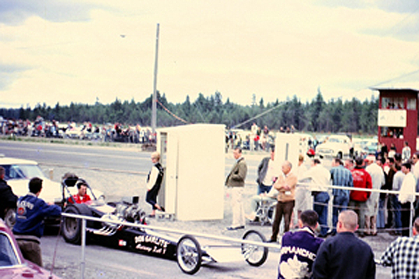 Don passing the tower on the return road Puyallup,WA