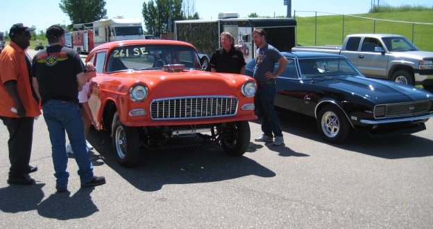 55 chevy 68 Camaro