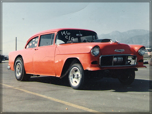 my car at irwindale or Fontana in 1966