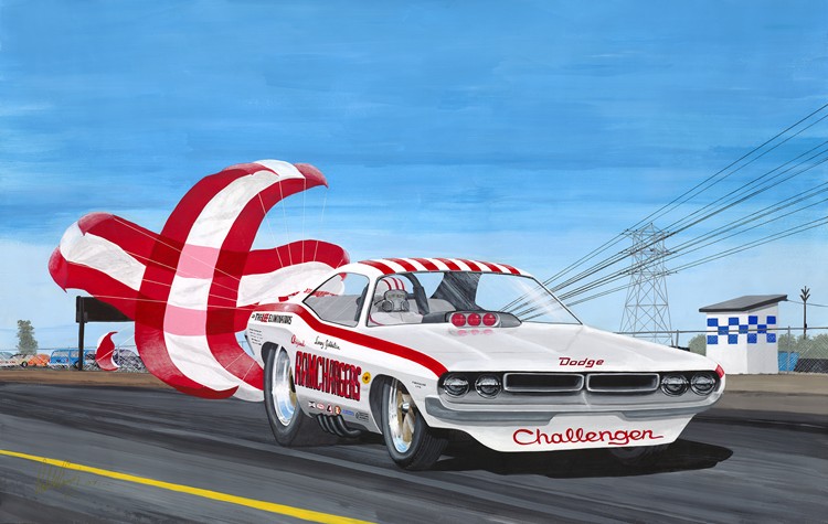 ramchargers funny car art