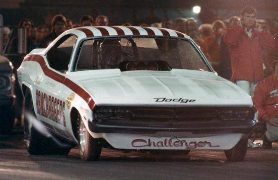 ramchargers funny car night time front