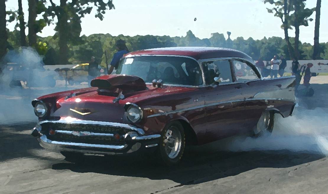 Novak Racing 1957 Chevy Painting