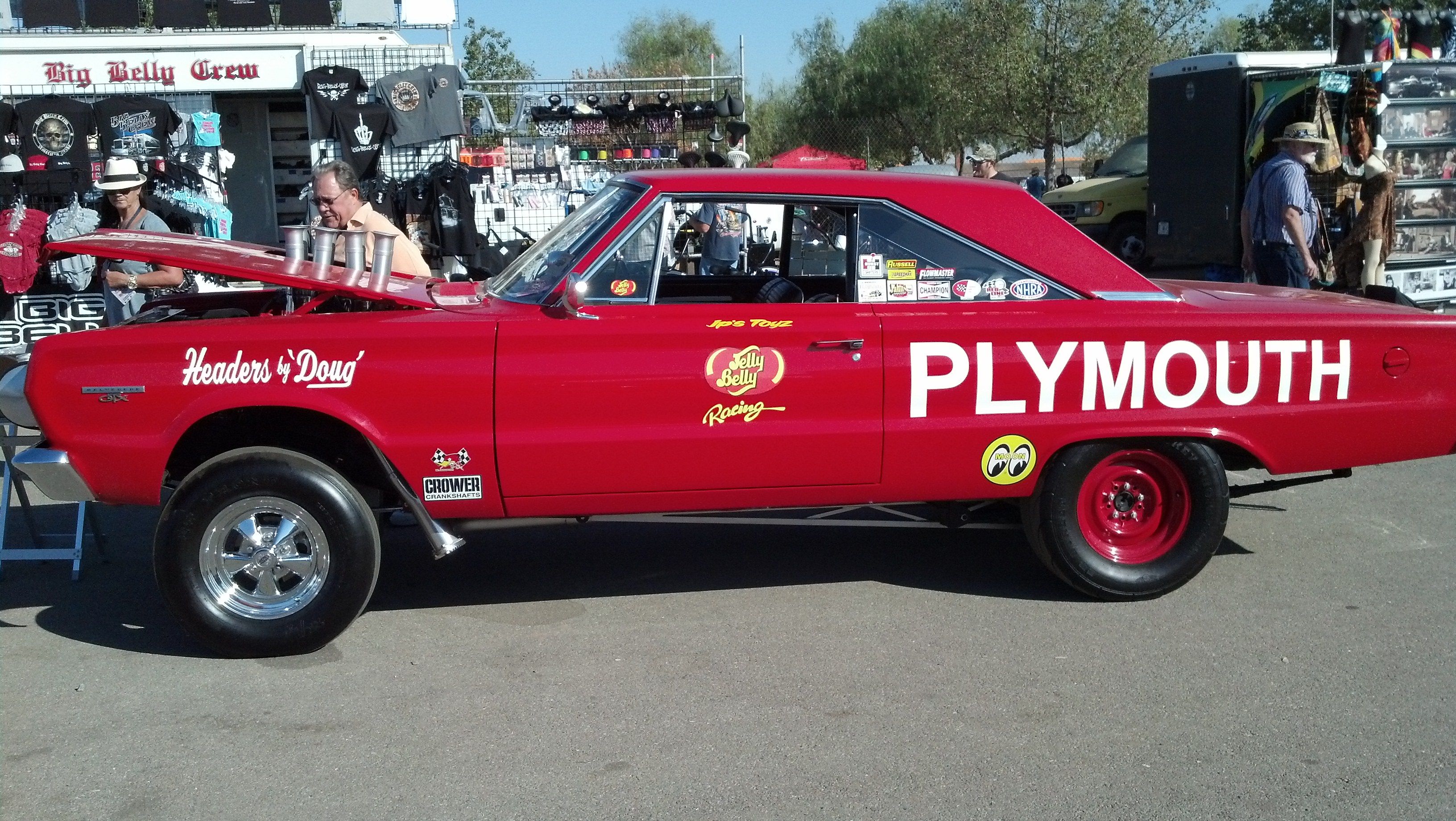 Red PLYMOUTH