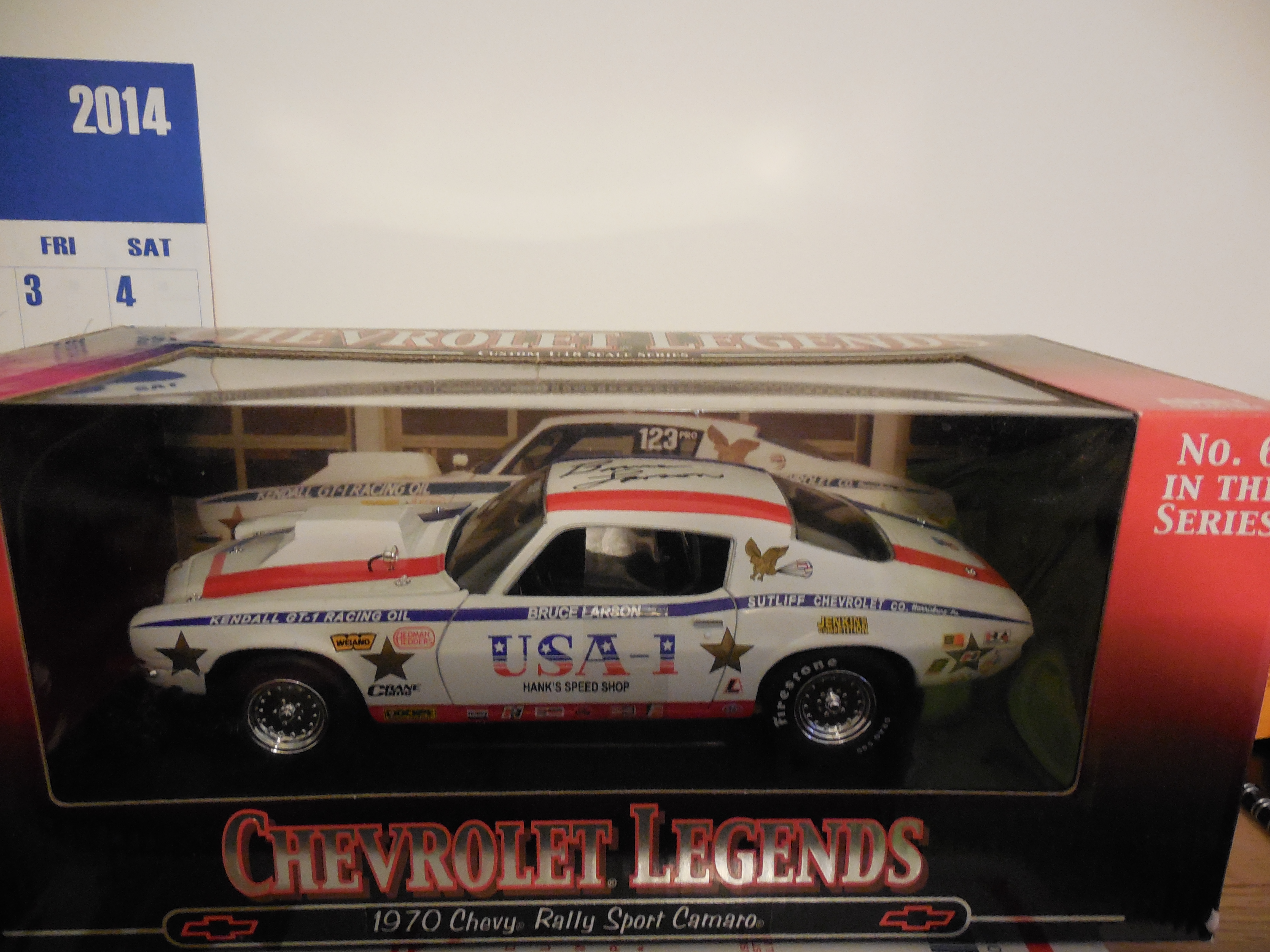 Bruce Larson signed 70′ Camaro