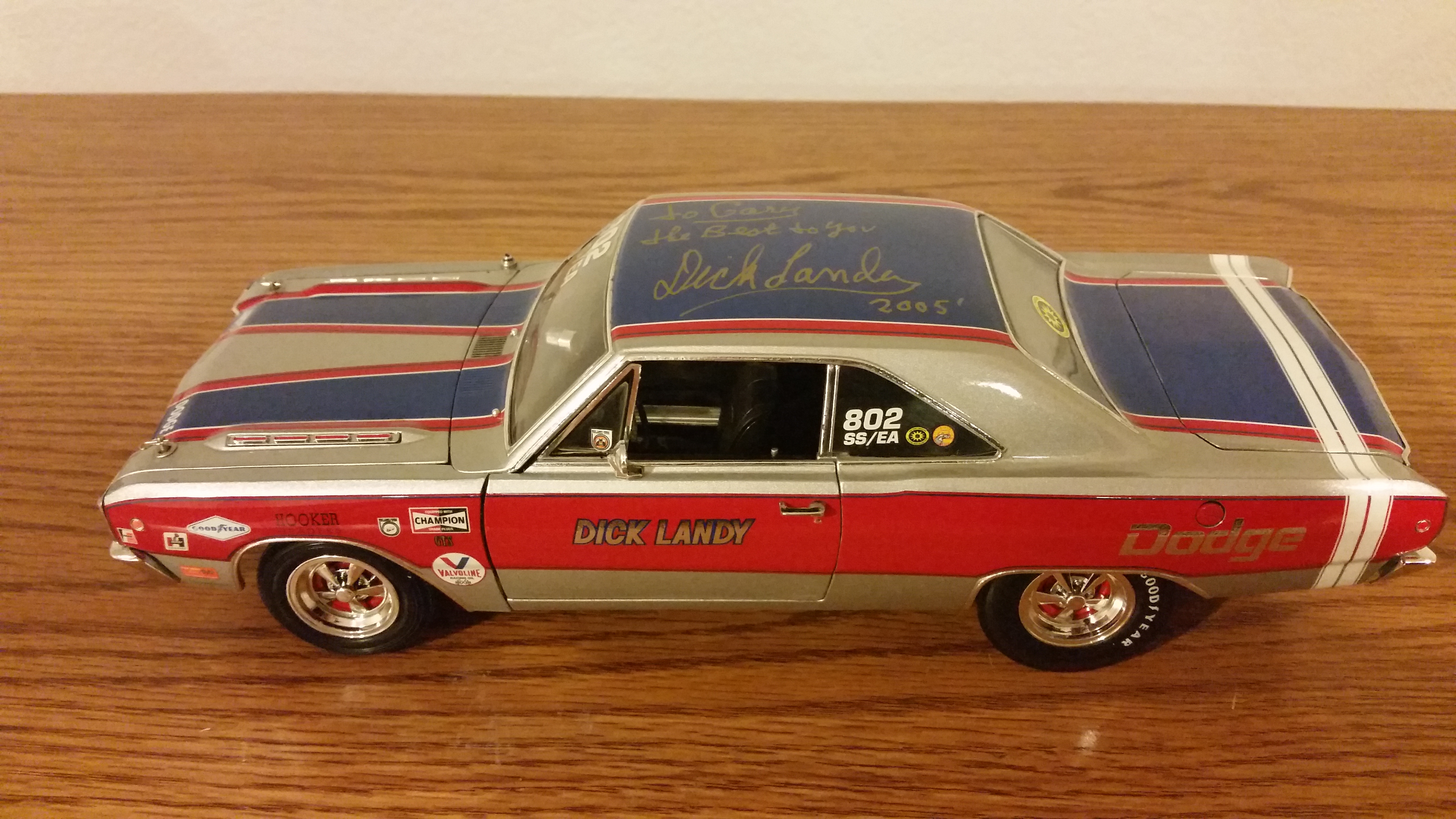 Dick Landy signed Dodge Dart