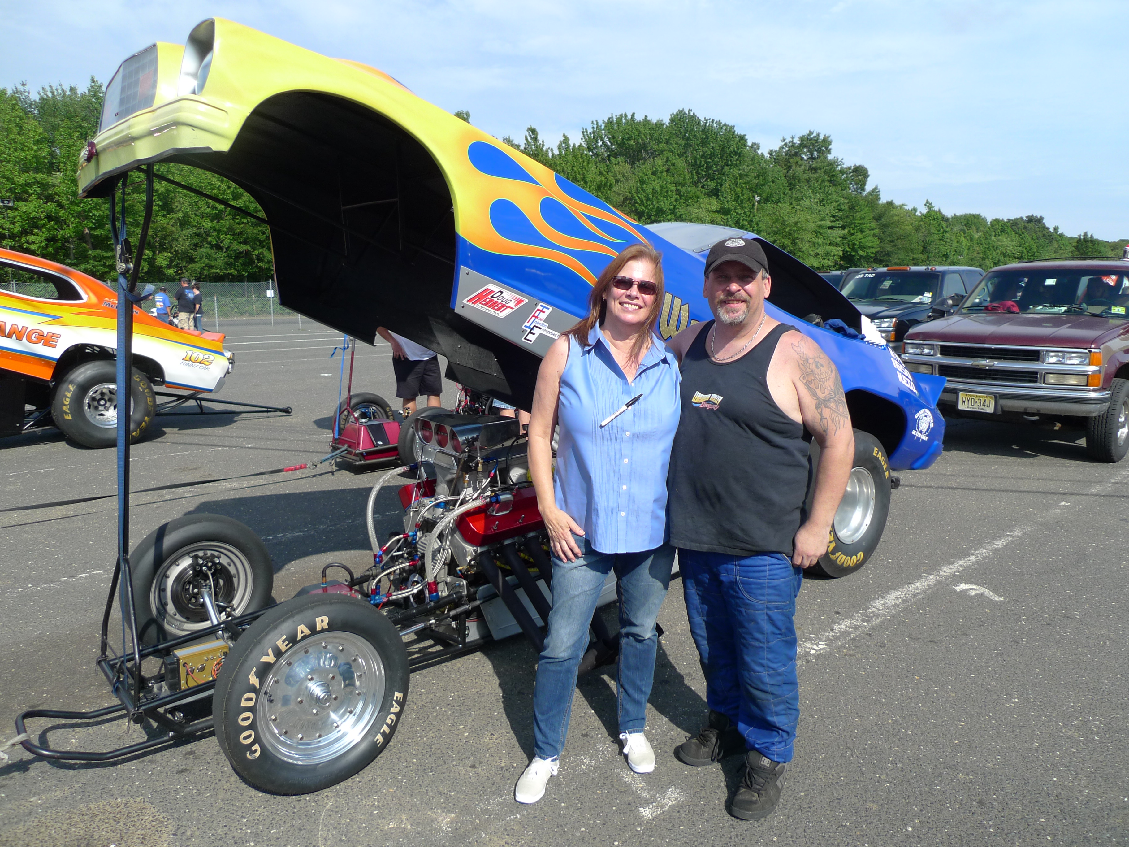 Jungle Pam, Bob “BoyEvil” Daly at Englishtown 2013