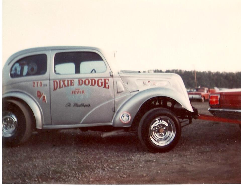 Dixie Dodge Anglia at Ohio Valley Raceway -early 70’s. Slayton and Ford. Photo by Jim Porter