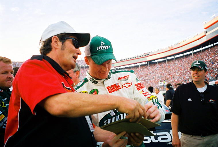 Lee Roy Mercer & Dale Earnhardt, Jr.