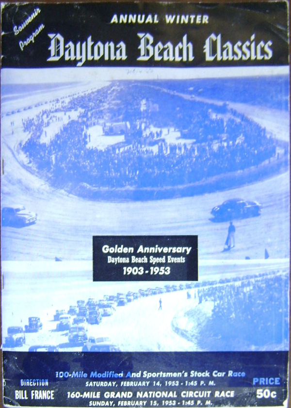 1953 Daytona Beach & Road Course Program